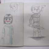 Un disegno realizzato da Vincenzo, che vorrebbe diventare illustratore per bambini